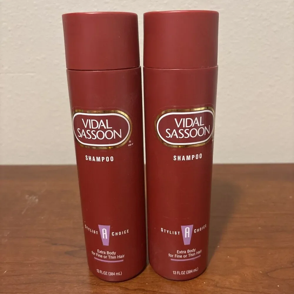 Vidal Sassoon A Shampoo Extra Body For Fine Or Thin Hair- 13 oz HTF 2 Bottles